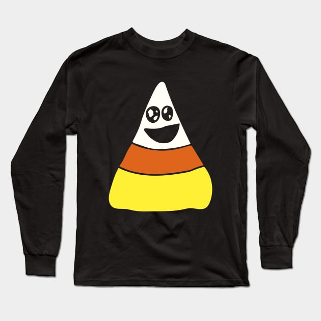 Candy Corn Long Sleeve T-Shirt by bubbsnugg